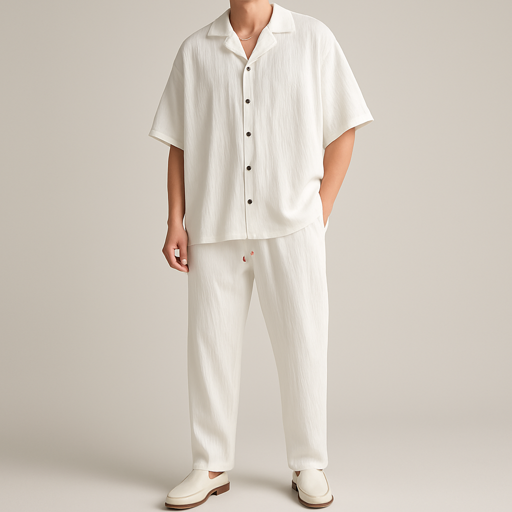 Cavari Oversized Linen Set