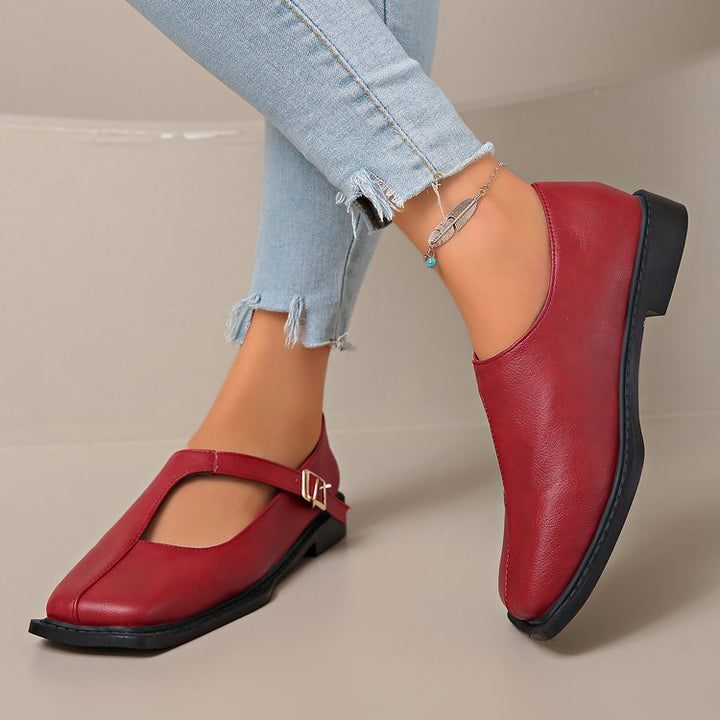 Lucia Leather Mary Janes