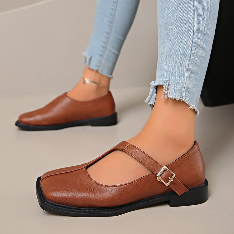 Lucia Leather Mary Janes