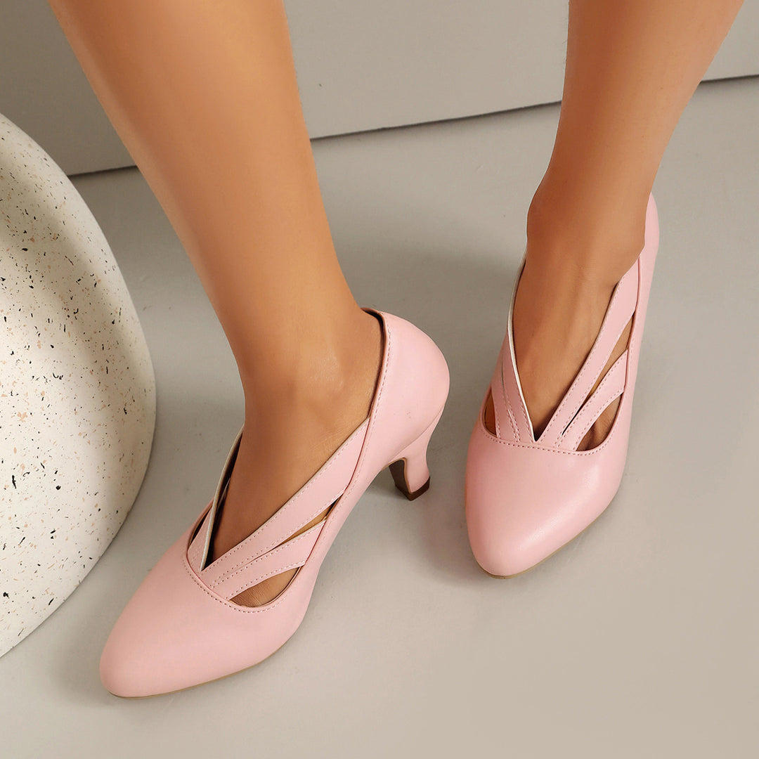 Arlena Leather Heels
