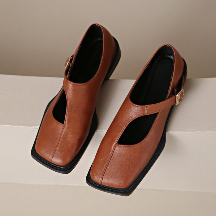 Lucia Leather Mary Janes