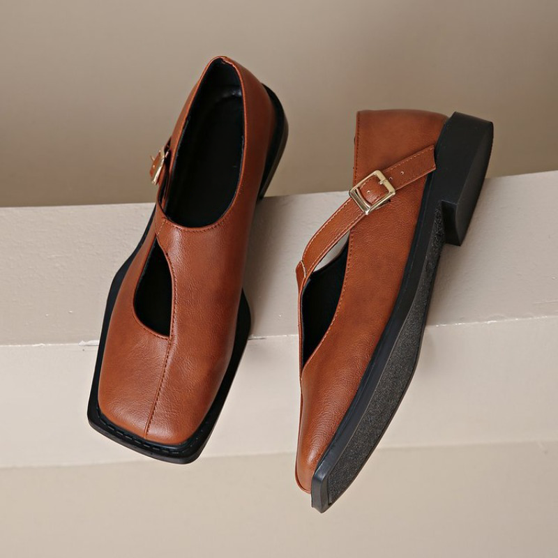 Lucia Leather Mary Janes