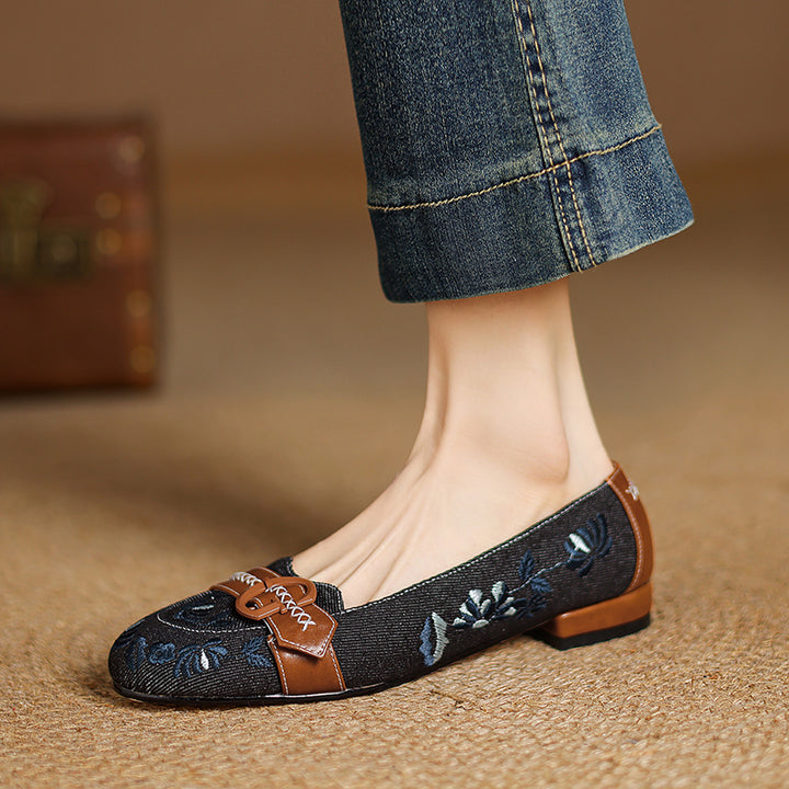 Verona Denim Flats
