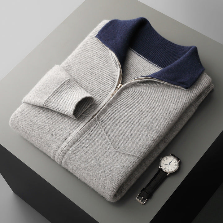 Verano Cashmere Zip Cardigan