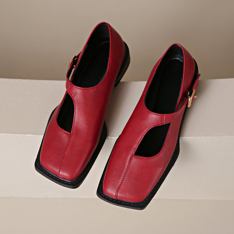 Lucia Leather Mary Janes