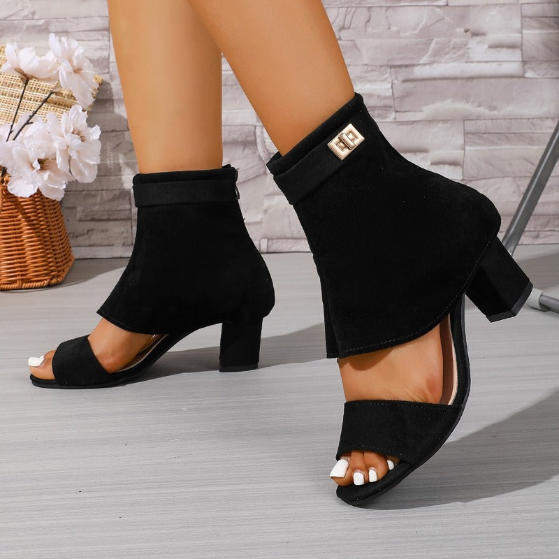 Celina Suede Heels