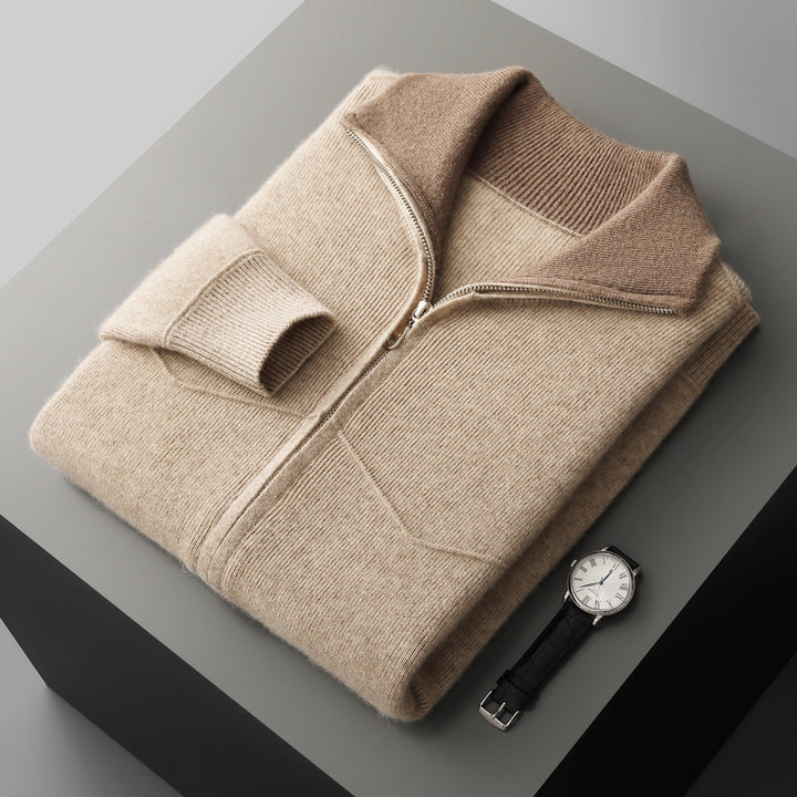Verano Cashmere Zip Cardigan