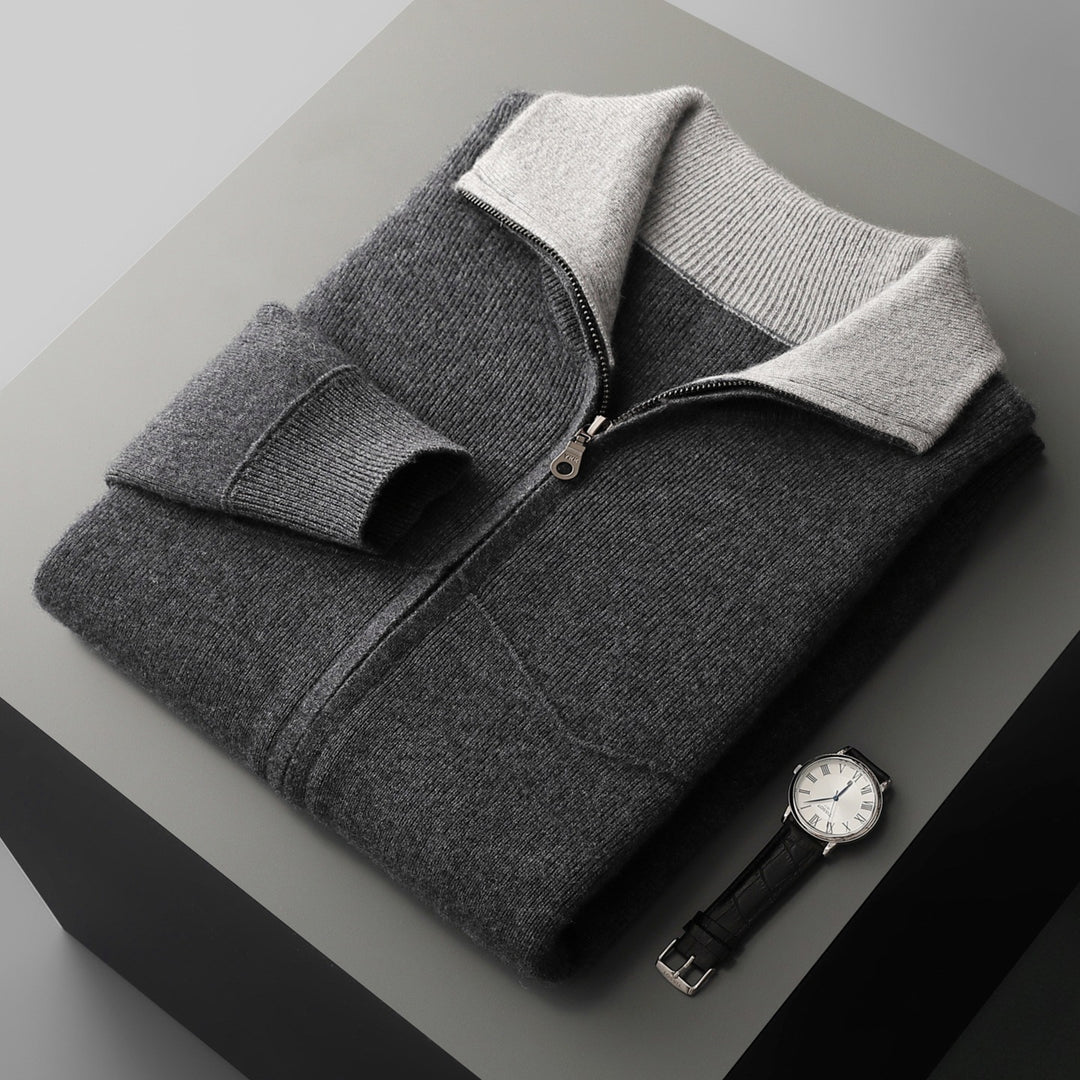 Verano Cashmere Zip Cardigan