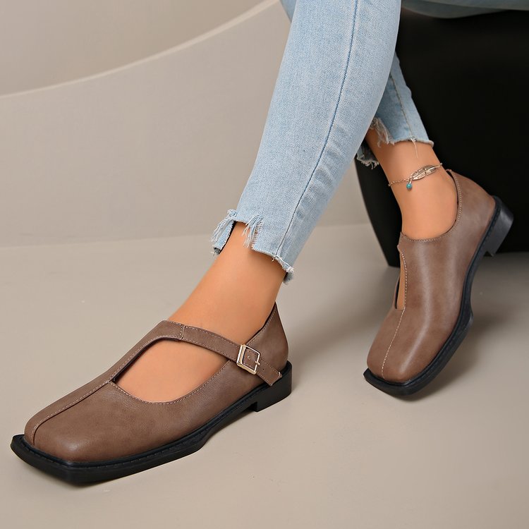 Lucia Leather Mary Janes