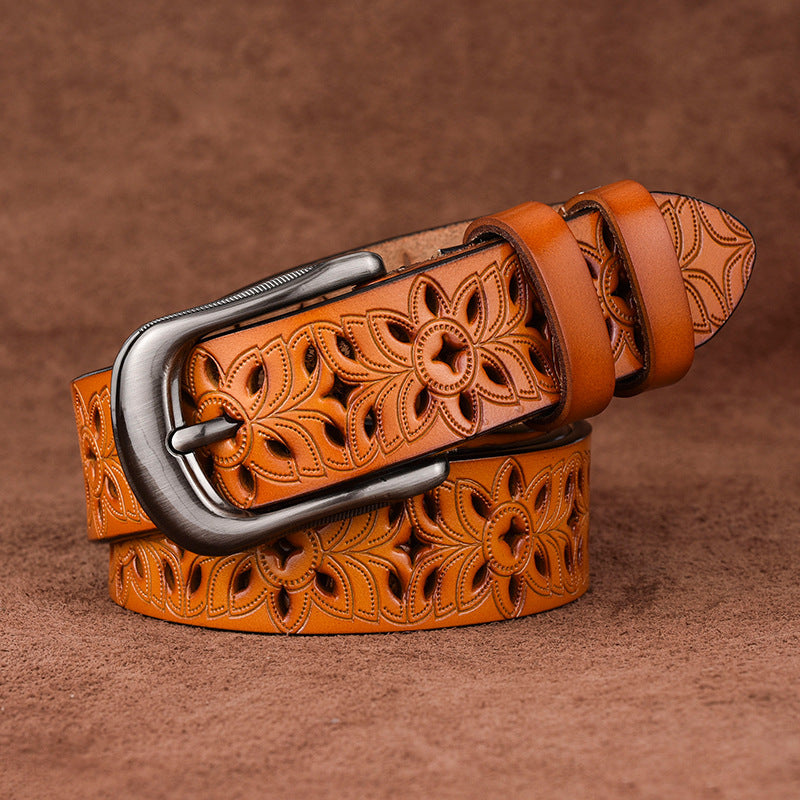 Valencia Leather Belt