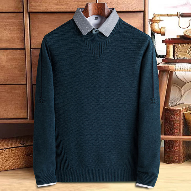 Marven Jacquard Collared Sweater
