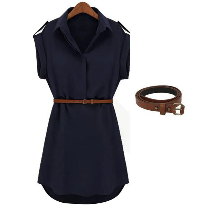 Elara Belted Mini Dress