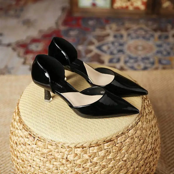 Aveline Leather Heels