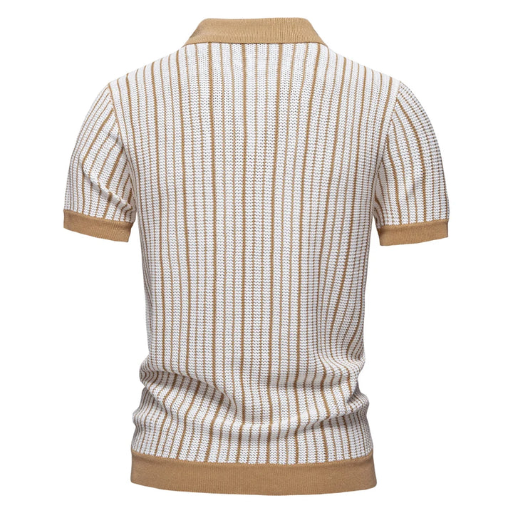 Monaco Textured Knit Polo