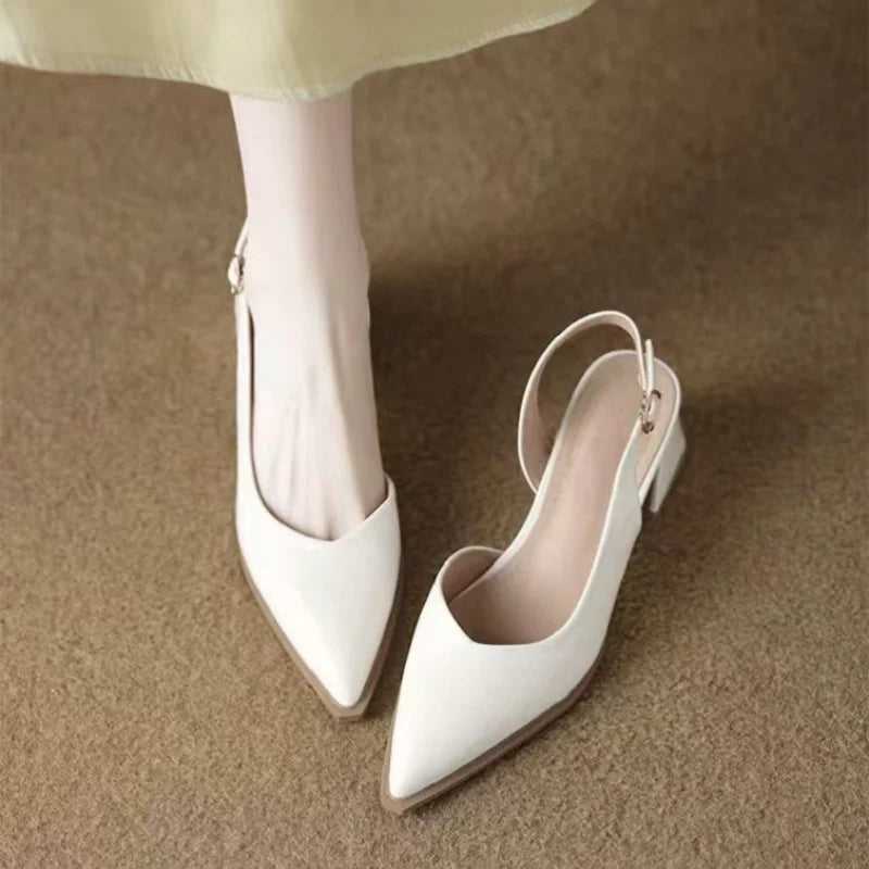 Serra Leather Heels