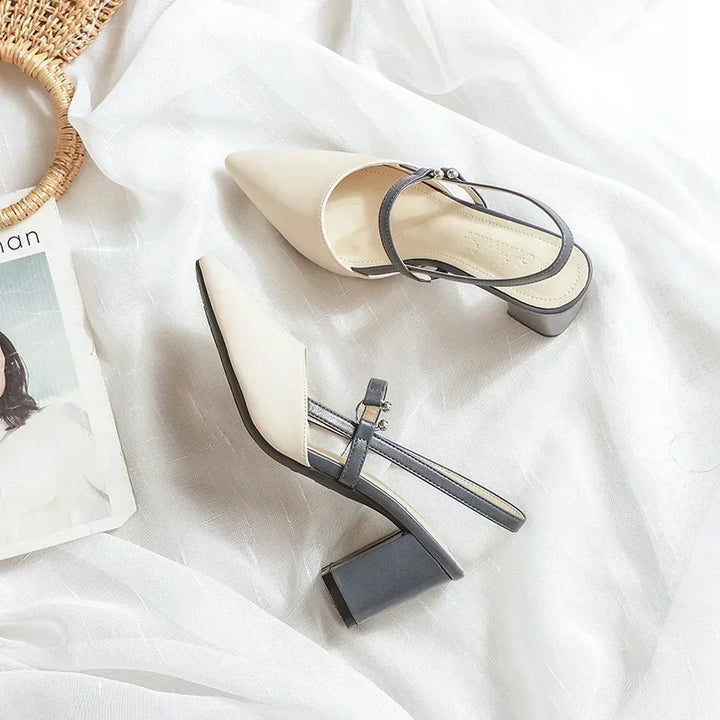 Amira Leather Heels