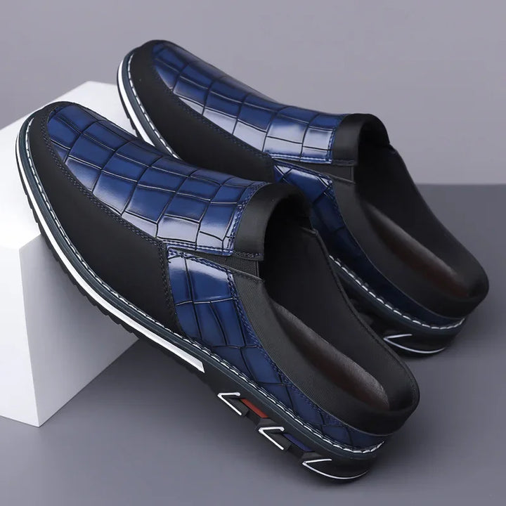 Cavari Leather Mules