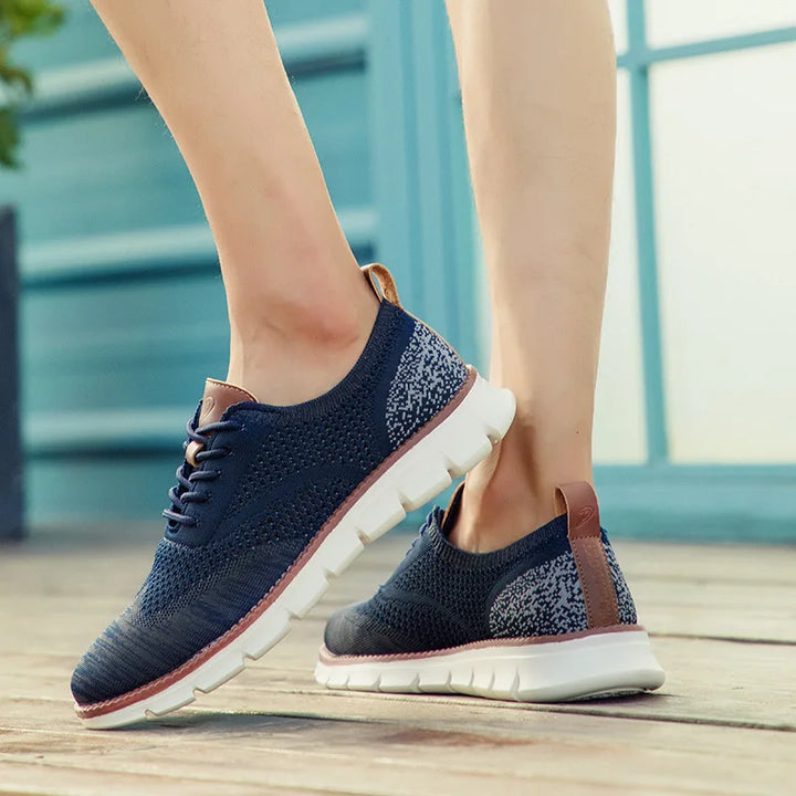 Arden Leather Knit Sneakers