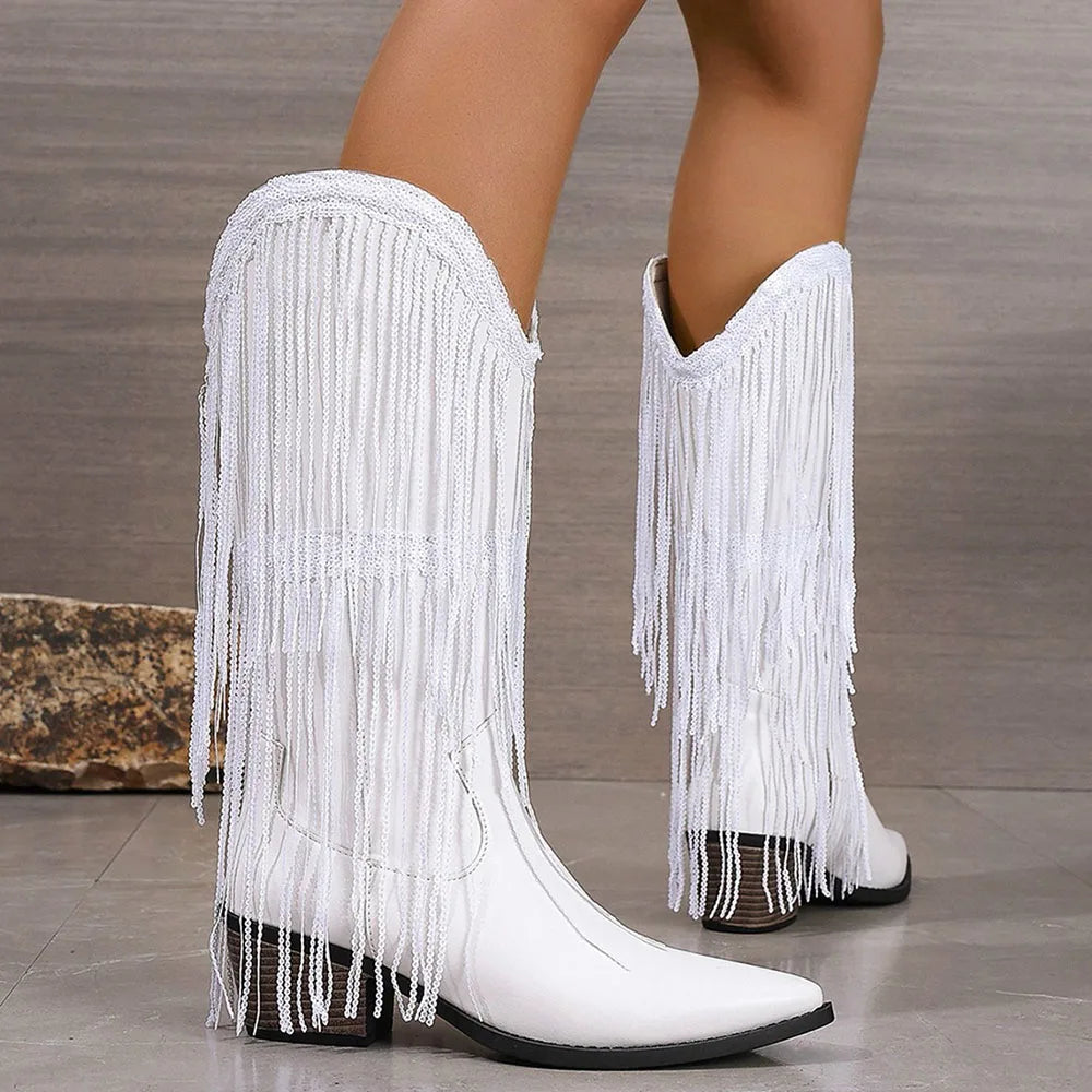 Savanna Fringe Boots