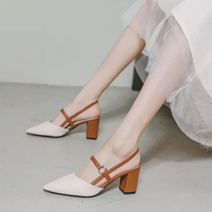 Amira Leather Heels
