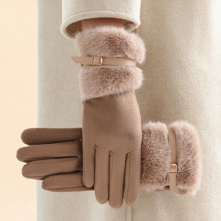 Aurelia Fur Gloves