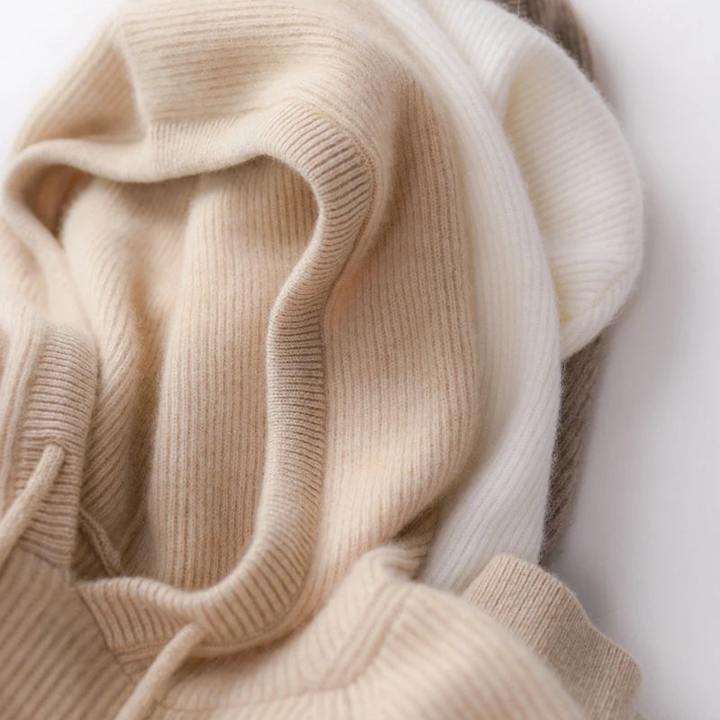 Elara Cashmere Hoodie