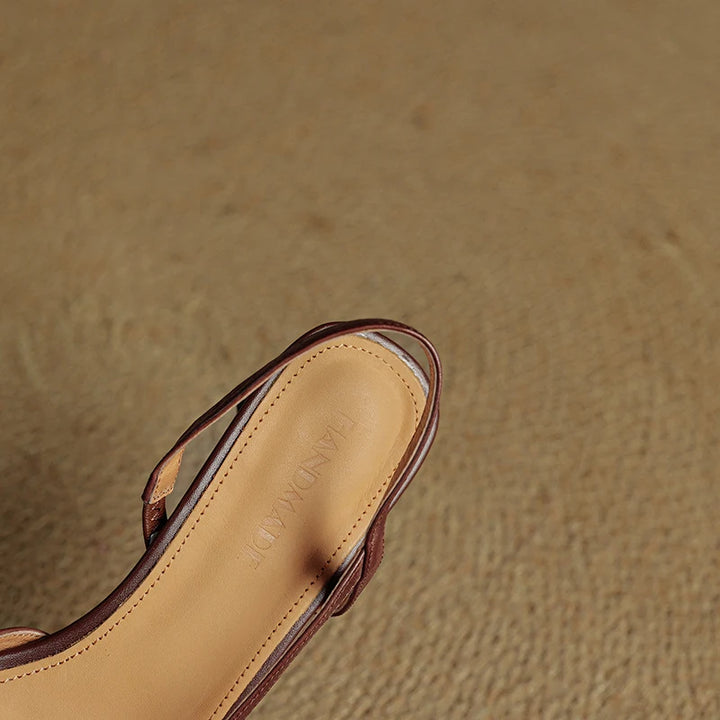 Sylvie Leather Heels