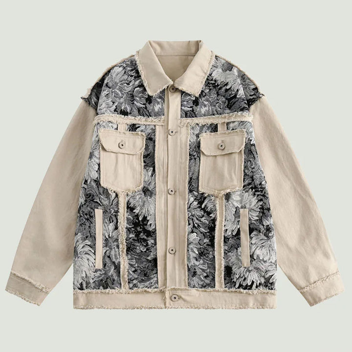 Hikari Floral Denim Jacket
