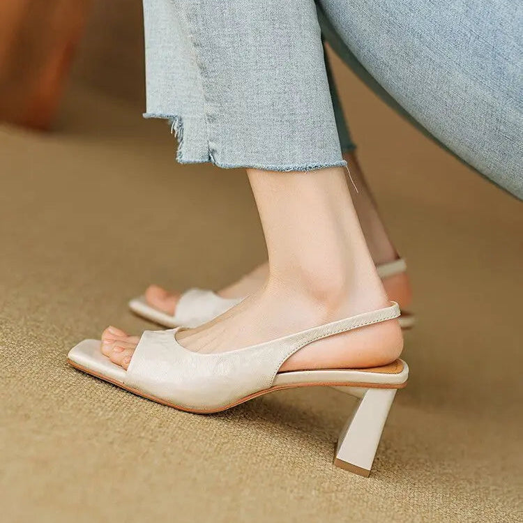 Averra Leather Heels