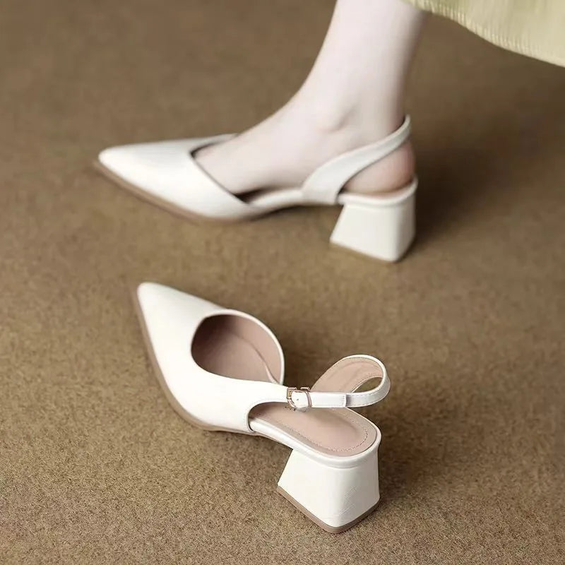 Serra Leather Heels