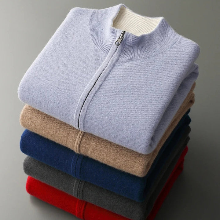 Pauletto Cashmere Zip Cardigan