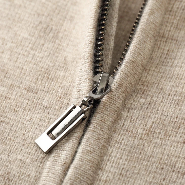 Caruso Cashmere Zip Hoodie