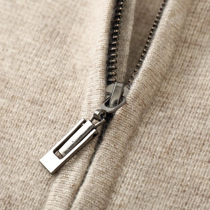 Caruso Cashmere Zip Hoodie
