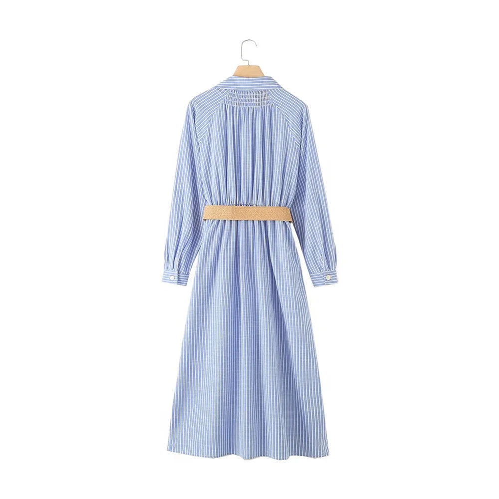 Solana Belted Midi Dress