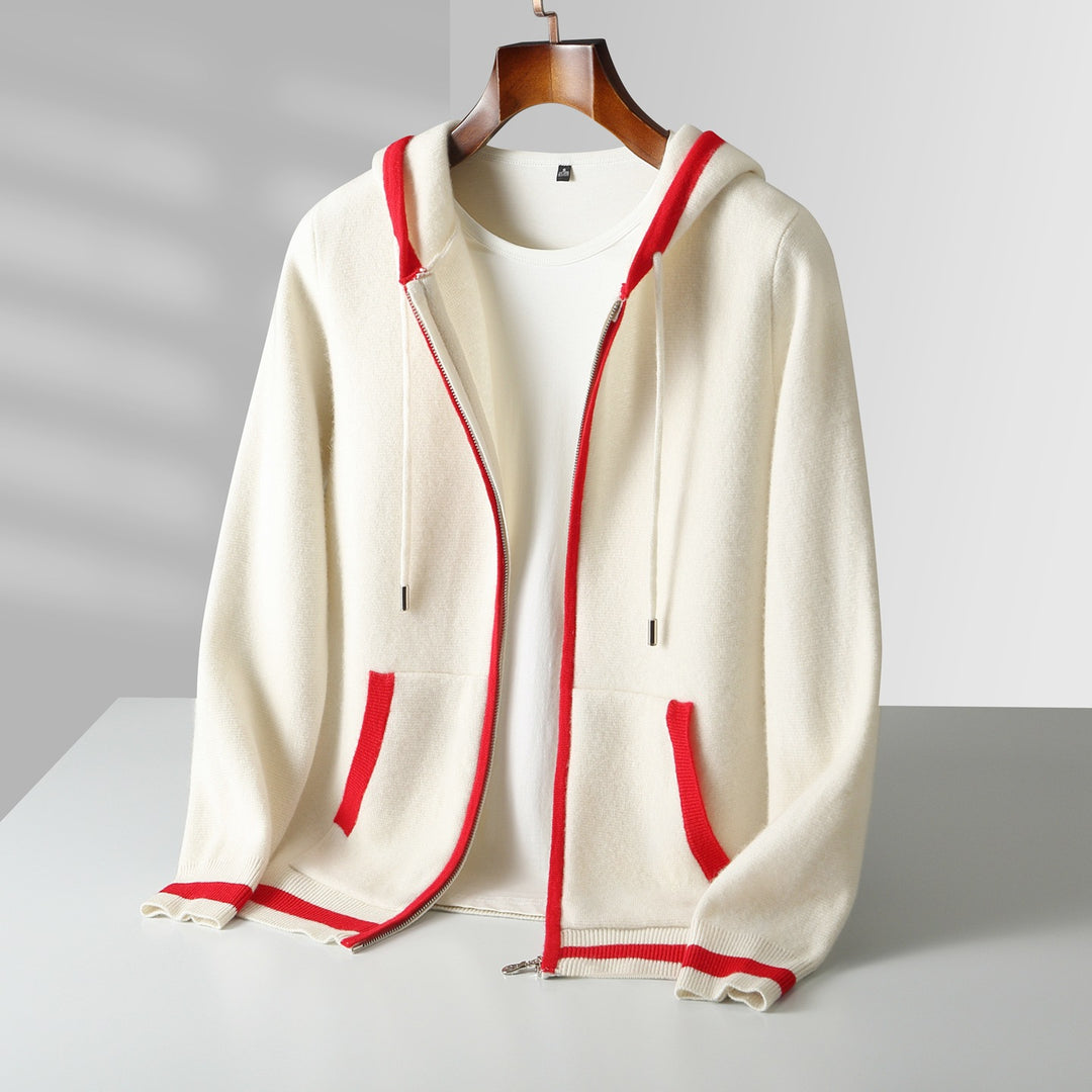 Varese Cashmere Zip Hoodie