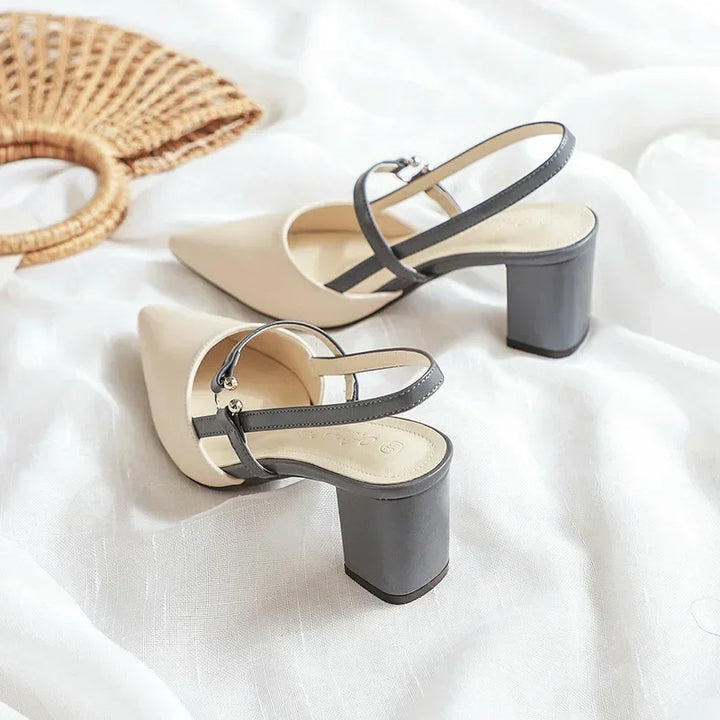 Amira Leather Heels