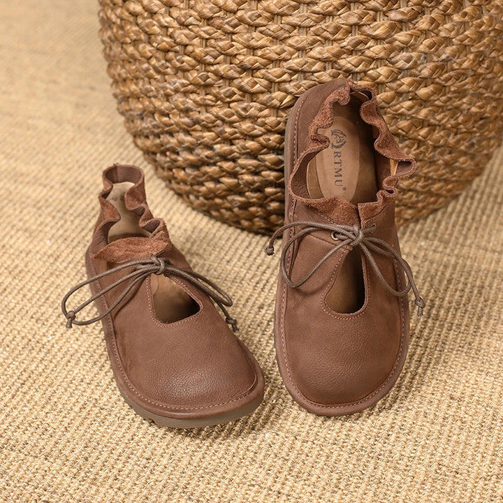 Clara Leather Flats