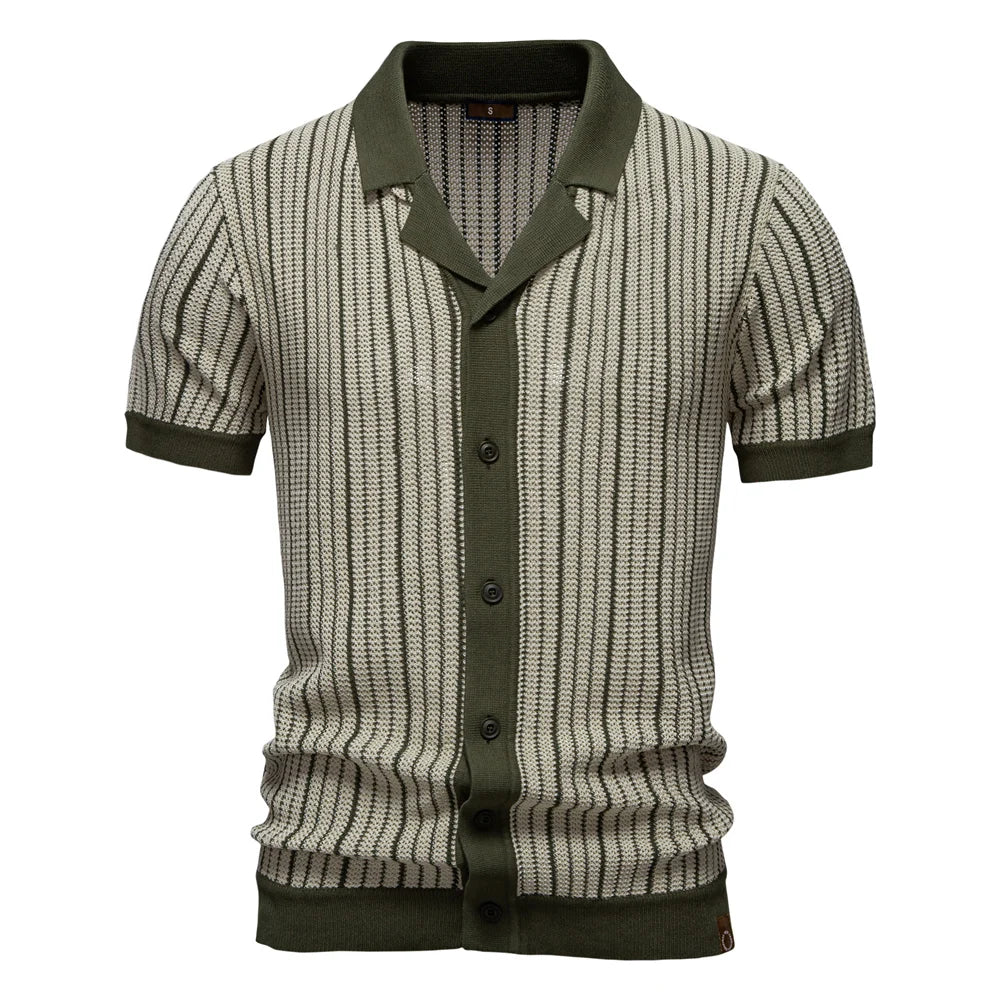 Monaco Textured Knit Polo