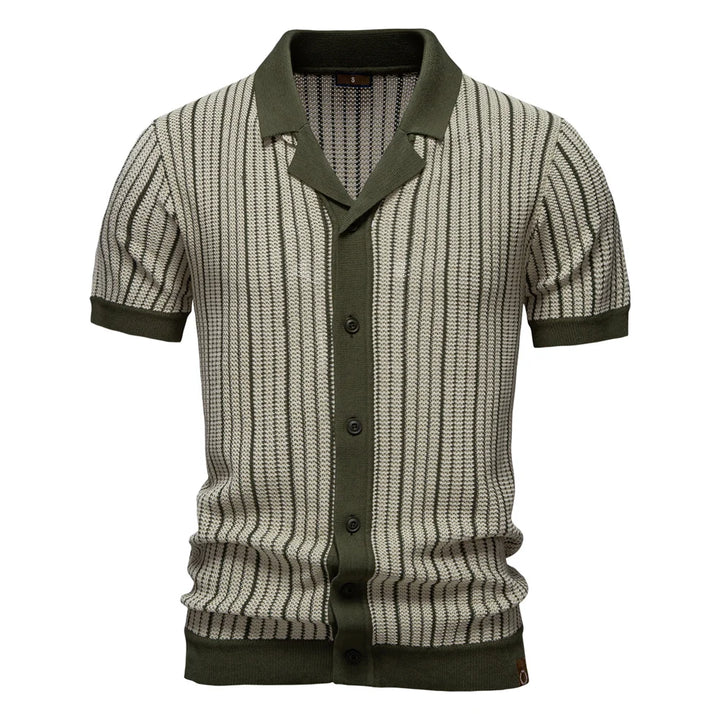 Monaco Textured Knit Polo