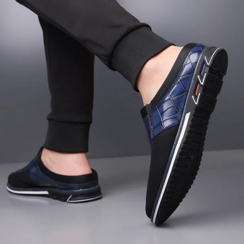 Cavari Leather Mules
