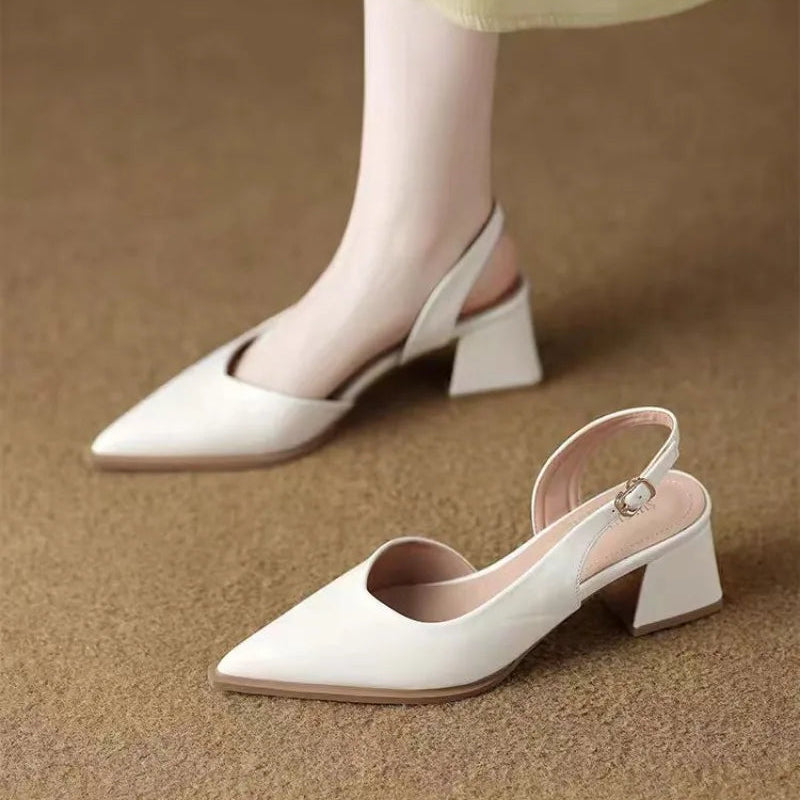 Serra Leather Heels