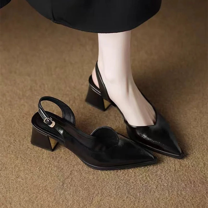 Serra Leather Heels