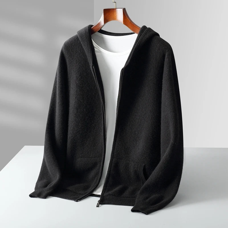 Caruso Cashmere Zip Hoodie