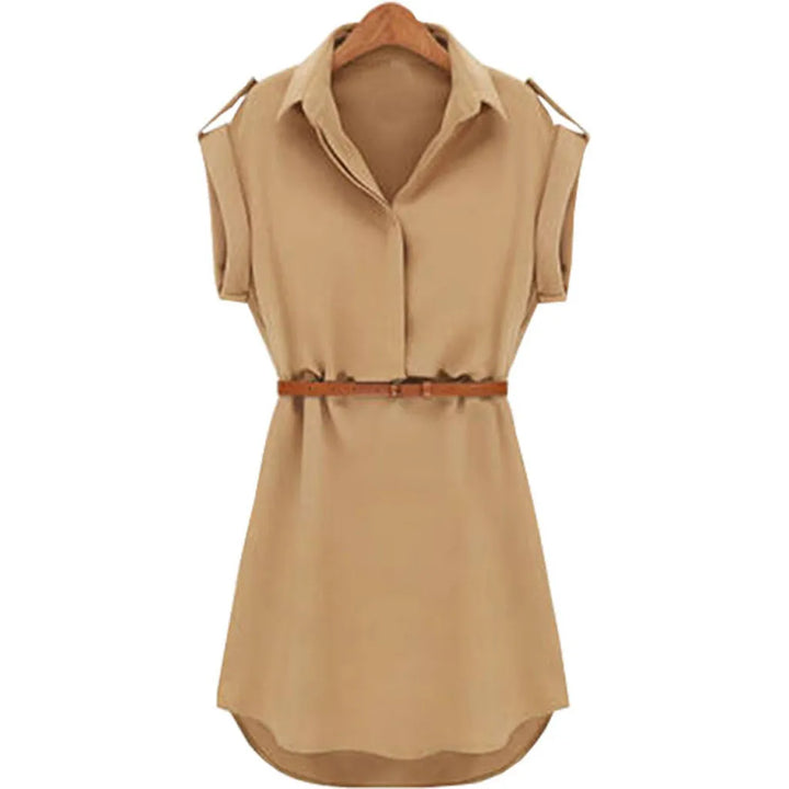Elara Belted Mini Dress