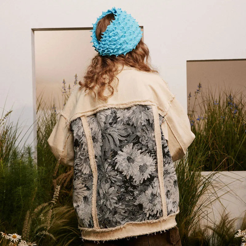 Hikari Floral Denim Jacket