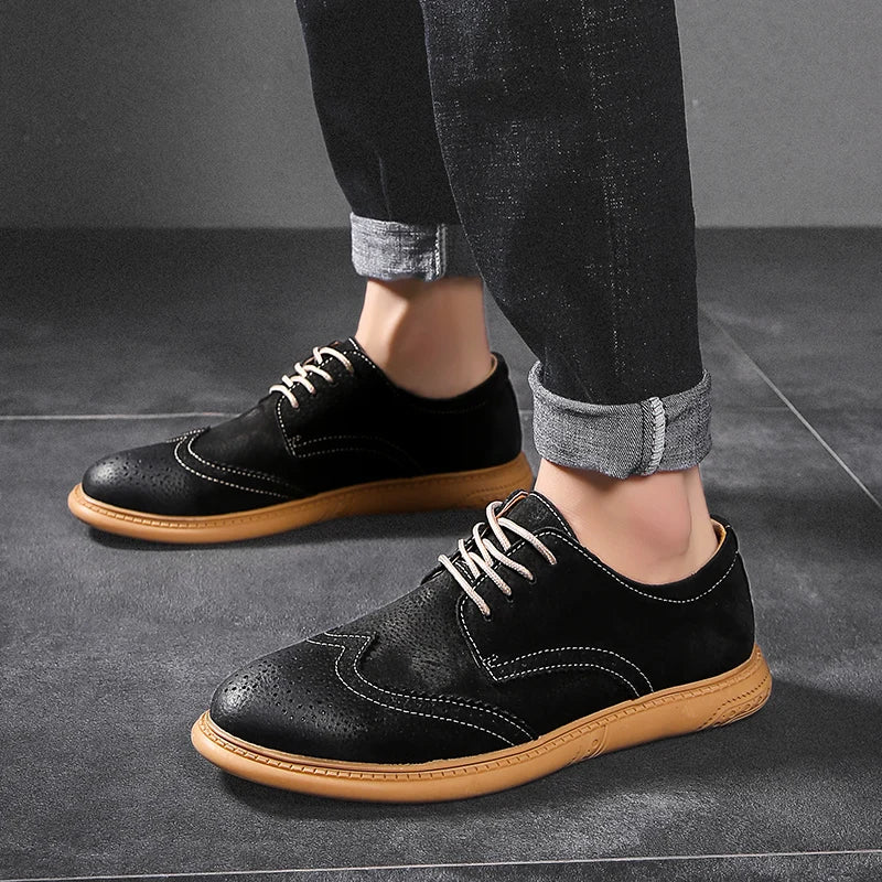 Verdant Leather Shoes