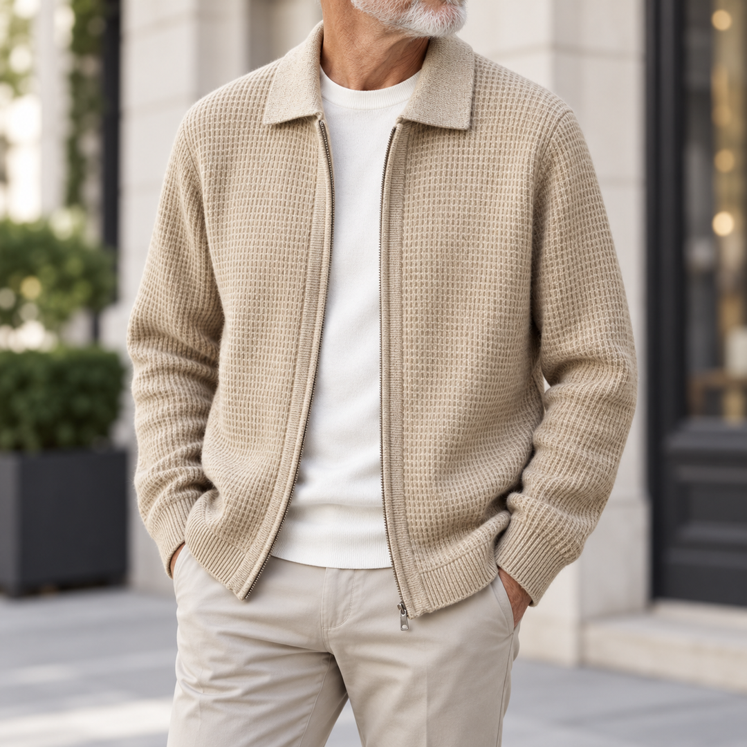Avelaro Wool Zip Sweater