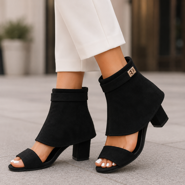Celina Suede Heels