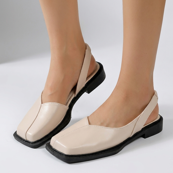 Salma Leather Flats