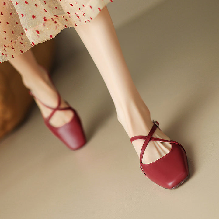 Mirelle Leather Flats
